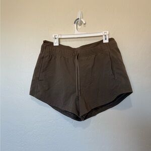 lululemon athletica Dark Brown Athletic Shorts